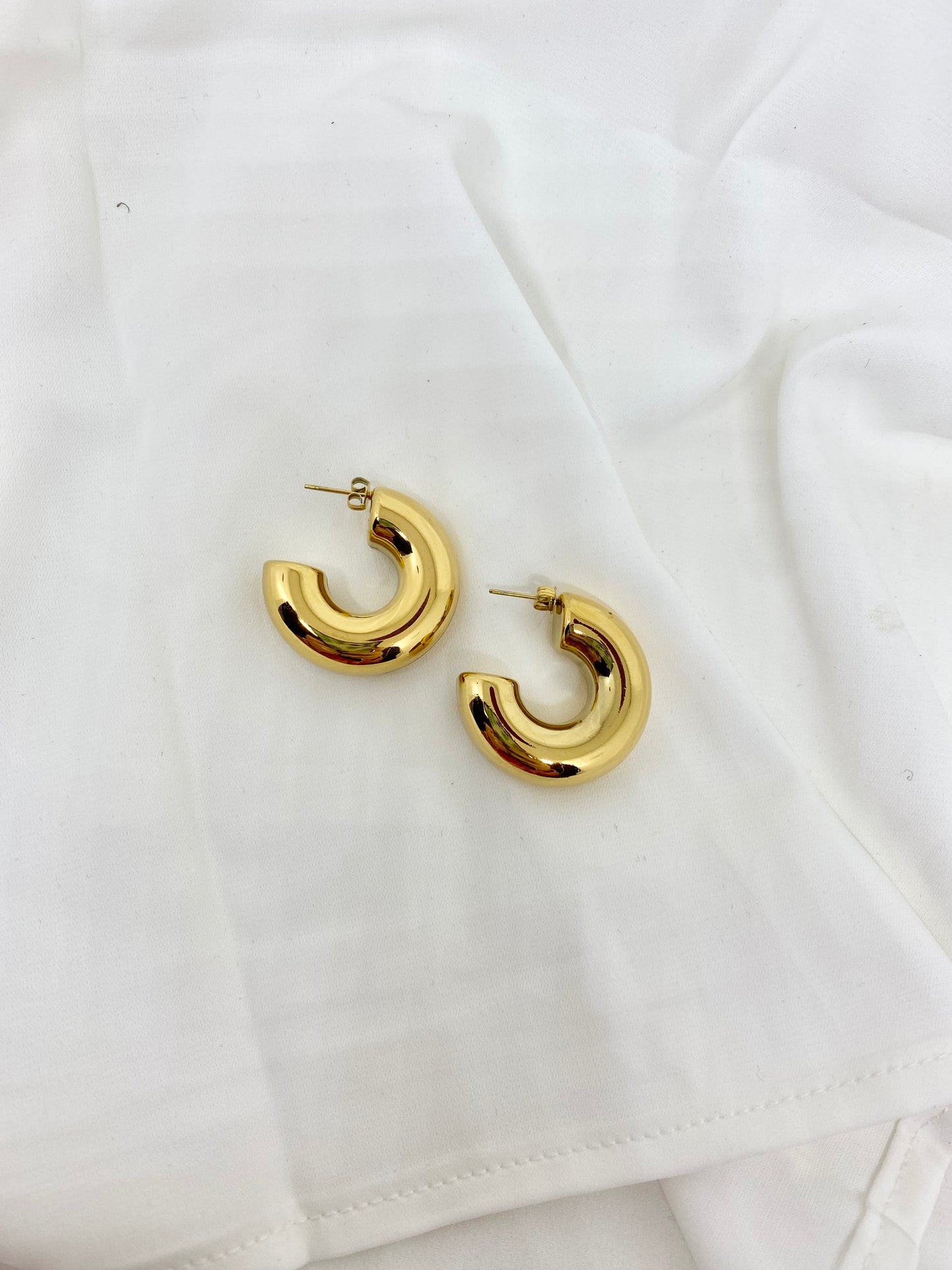 Boucles d'oreilles dorées GALOT