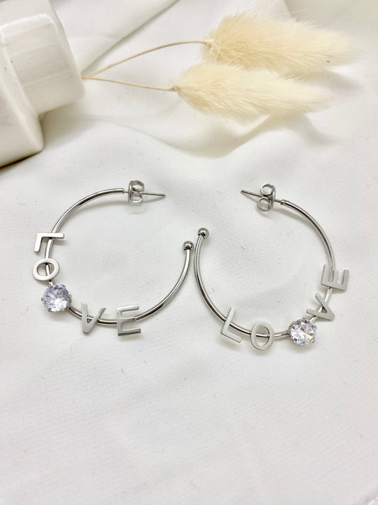 Boucles créoles LOVE