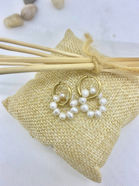 Boucles d'oreilles nacre LALOU