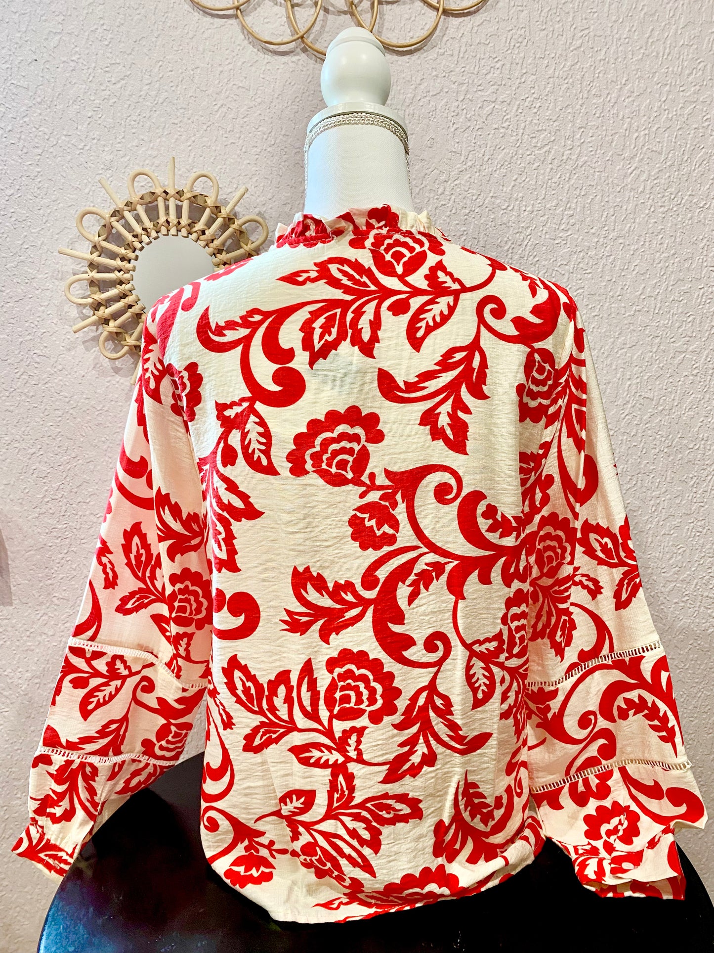 CHEMISIER Manches bouffantes