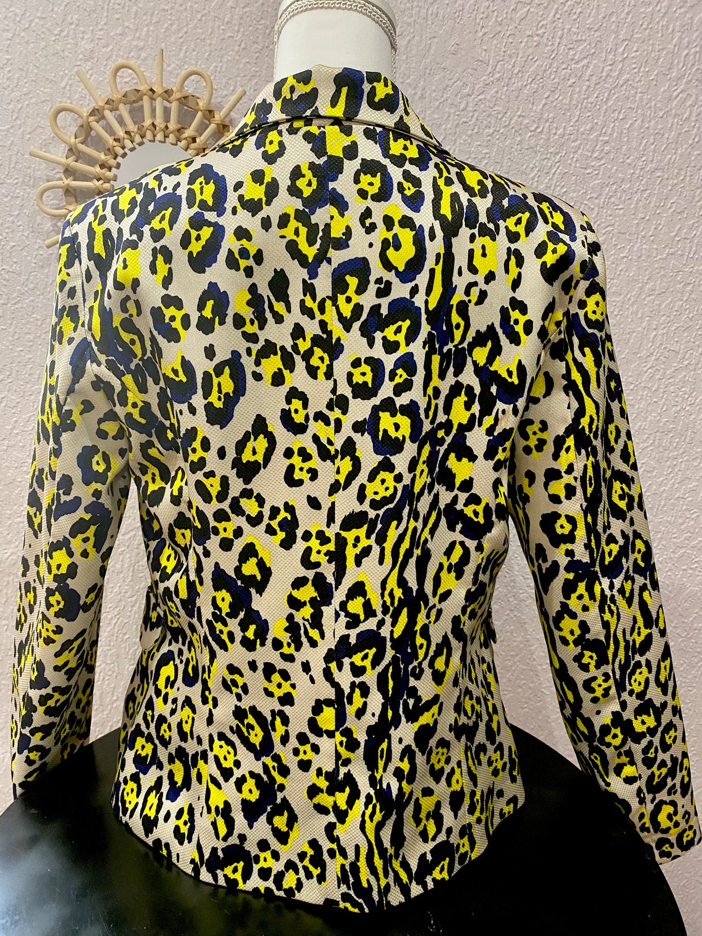 BLAZER léopard jaune