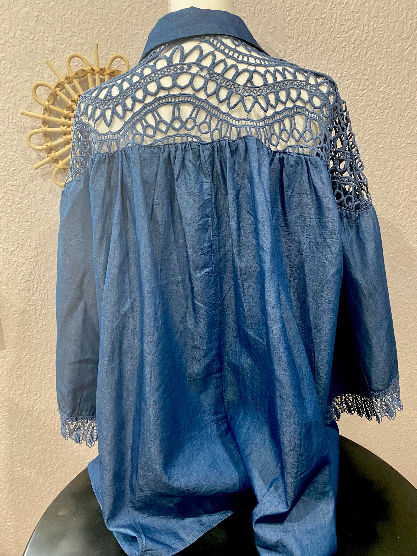 BLOUSE en jean fluide