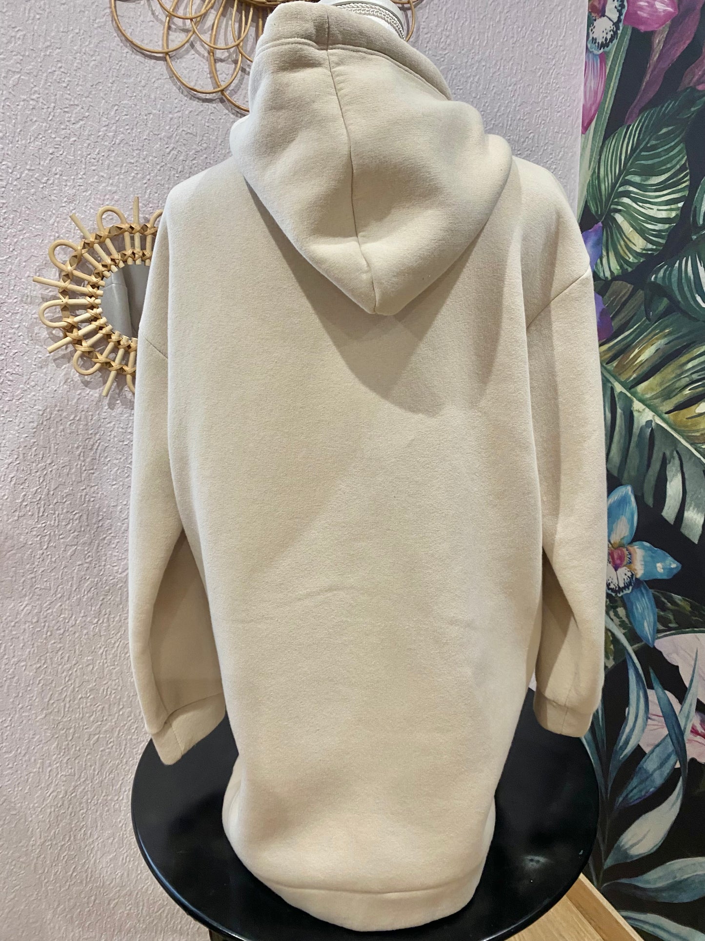 SWEAT beige pailleté