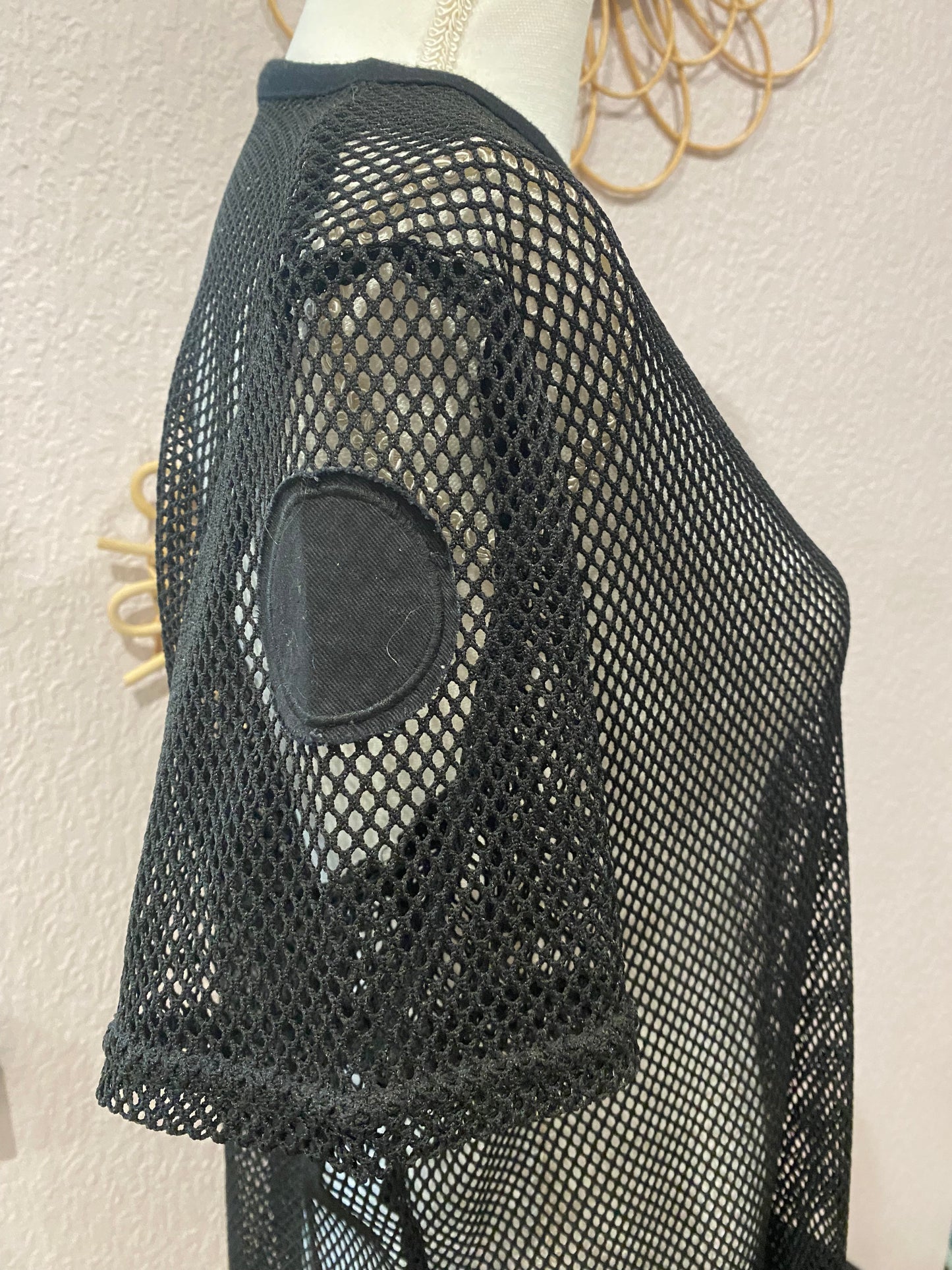 ROBE résille noire