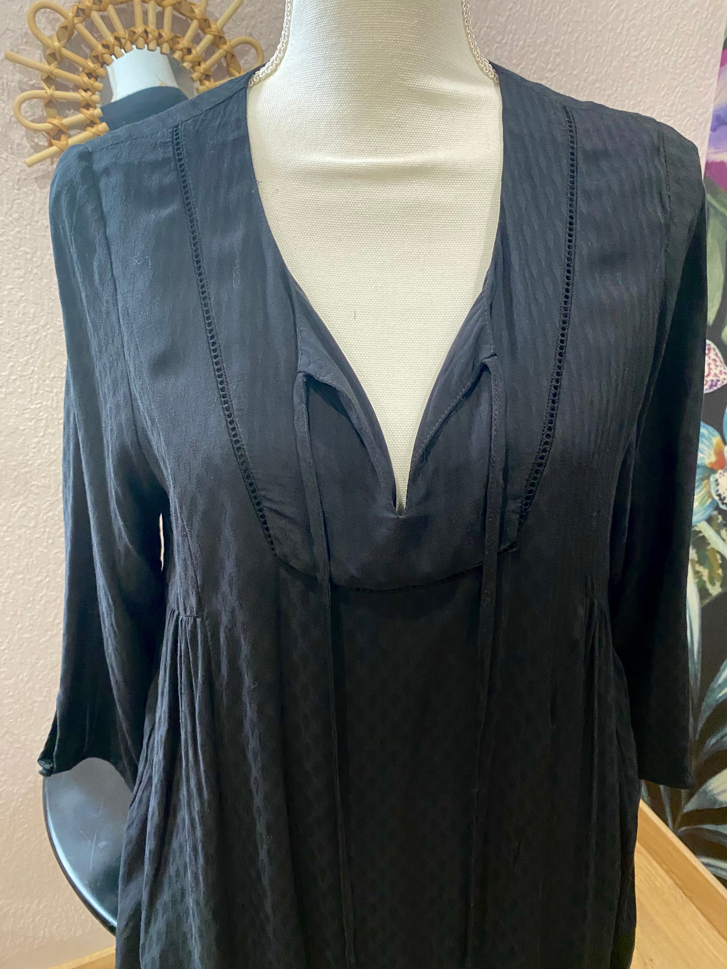 ROBE noire fluide