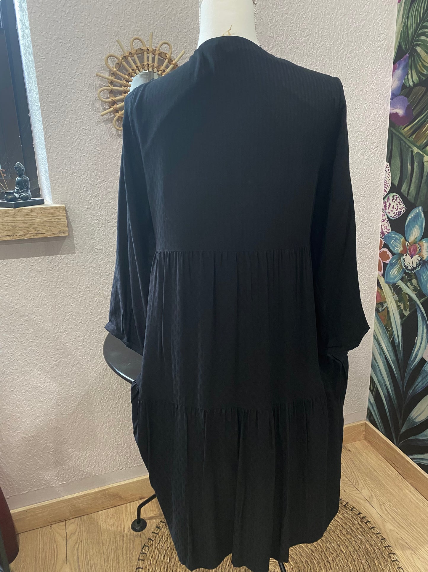 ROBE noire fluide