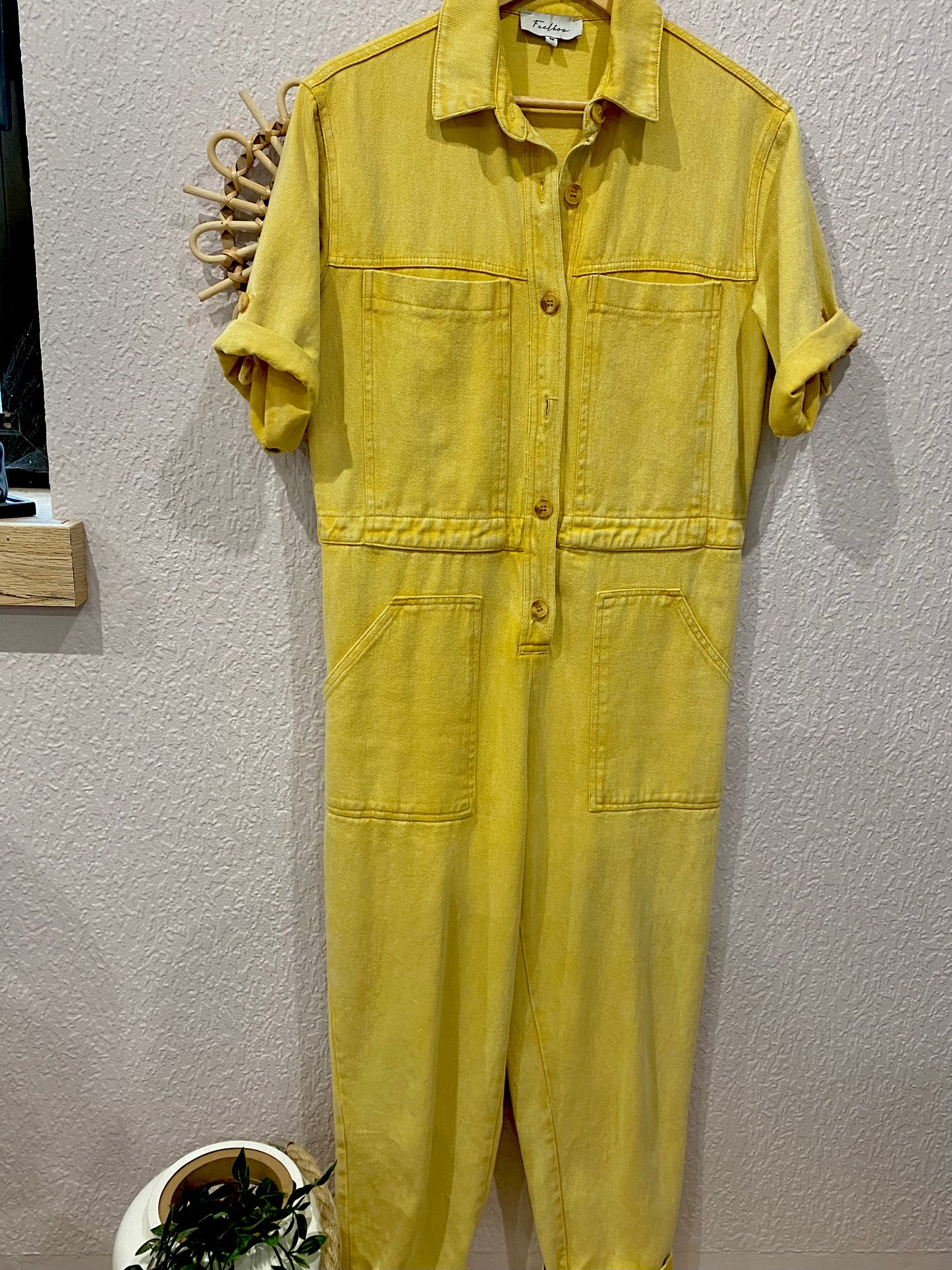 COMBINAISON jaune style workwear