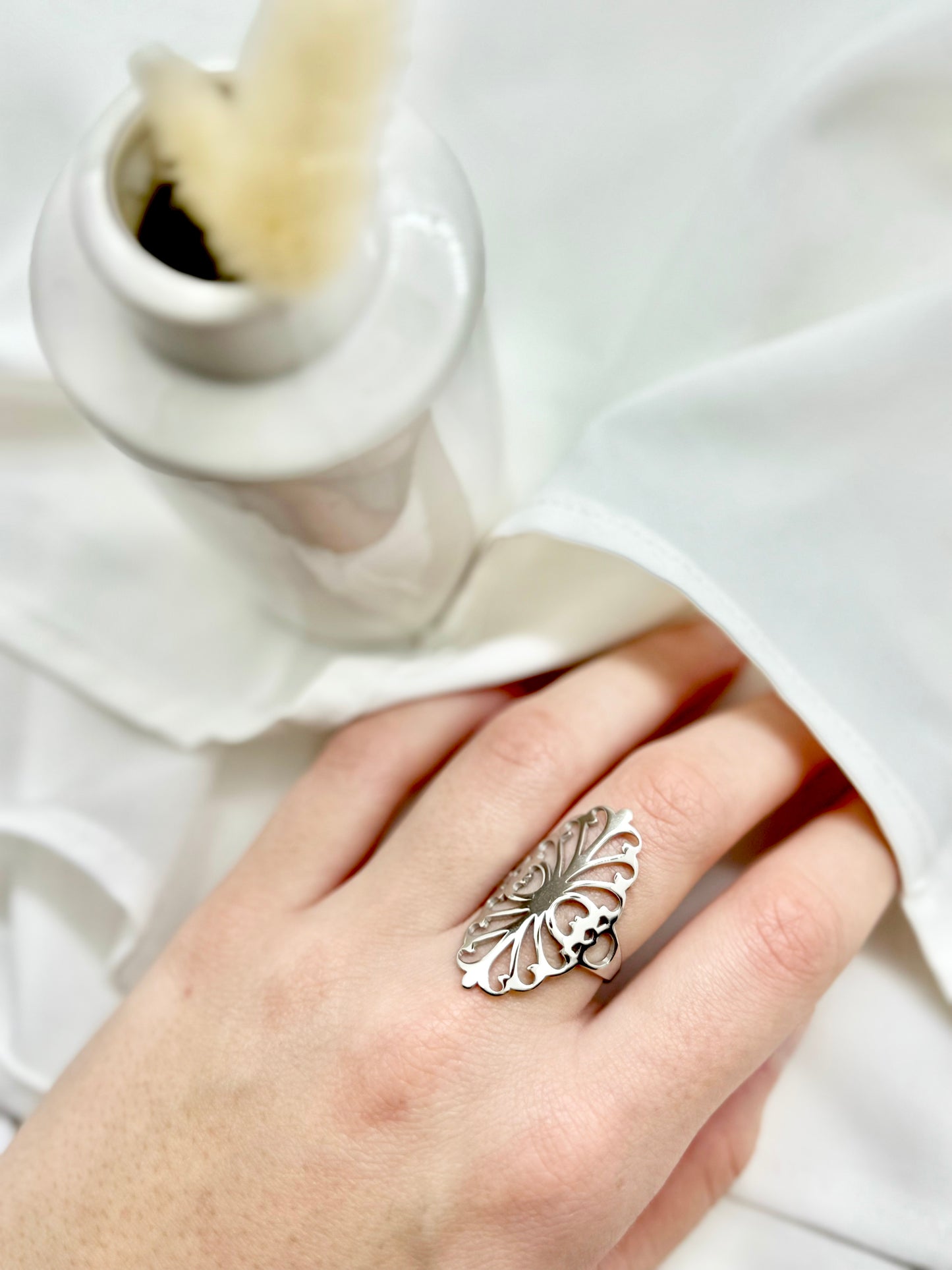 Bague argentée SUSY