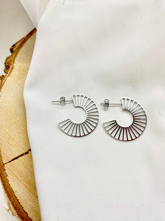 Boucles créoles fines TALIAN